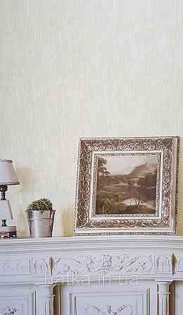 Шпалери вінілові на флізеліні AdaWall Signature1.06х10 під штукатурку структурні біло молочні зі сріблом Київ