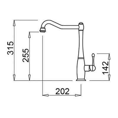 Змішувач Elleci Queen avena 51 Вінниця