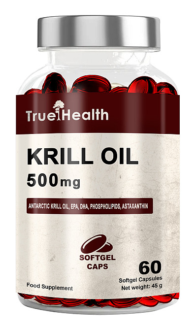 Крилевый жир True Health Krill Oil 500mg 60 softgel Луцк - изображение 1