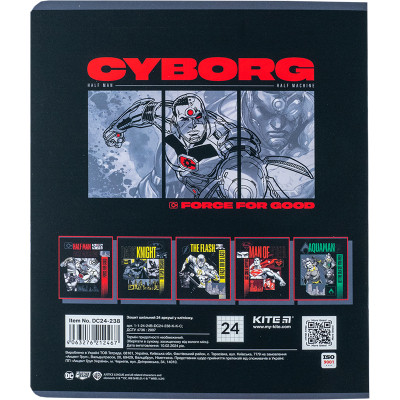 Тетрадь Kite DC Comics 24 листов, клетка (DC24-238) Винница - изображение 11