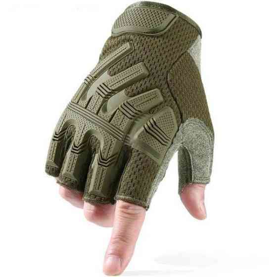 Перчатки тактические 2E, летние, М, зеленые Киев