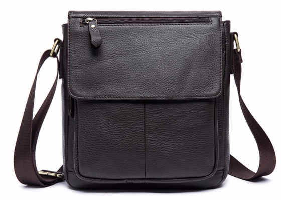 Сумка через плечо из кожи Vintage 20022 Коричневая Киев