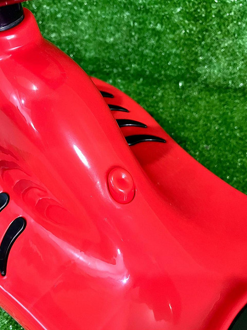 Каталка-толокар JOY колеса PU зі світлом музикою укр озвучка захисний ремінь спинка Червоний (TB-220-40) Чернигов - изображение 3