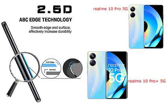 Захисне скло ArmorGlass для realme 10 Pro 5G, realme 10 Pro+ 5G – стійке до подряпин та ударів Київ