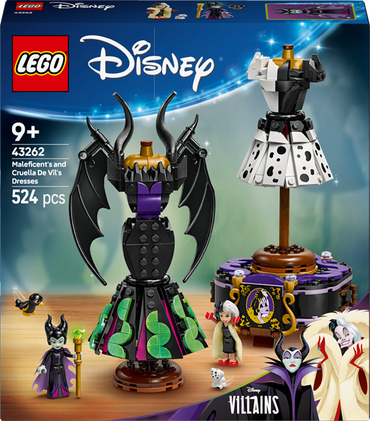Конструктор LEGO Disney Villains Сукні Малефісенти та Лютелли де Віль 524 деталі (43262) Харків - фото 11