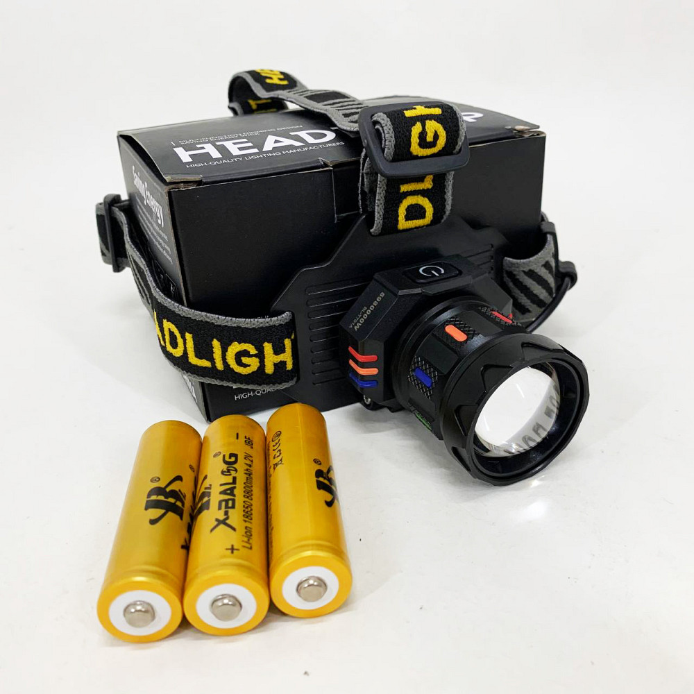 Ліхтар налобний BL-T701A-TG 3x18650 JZ-70 Львів - фото 9