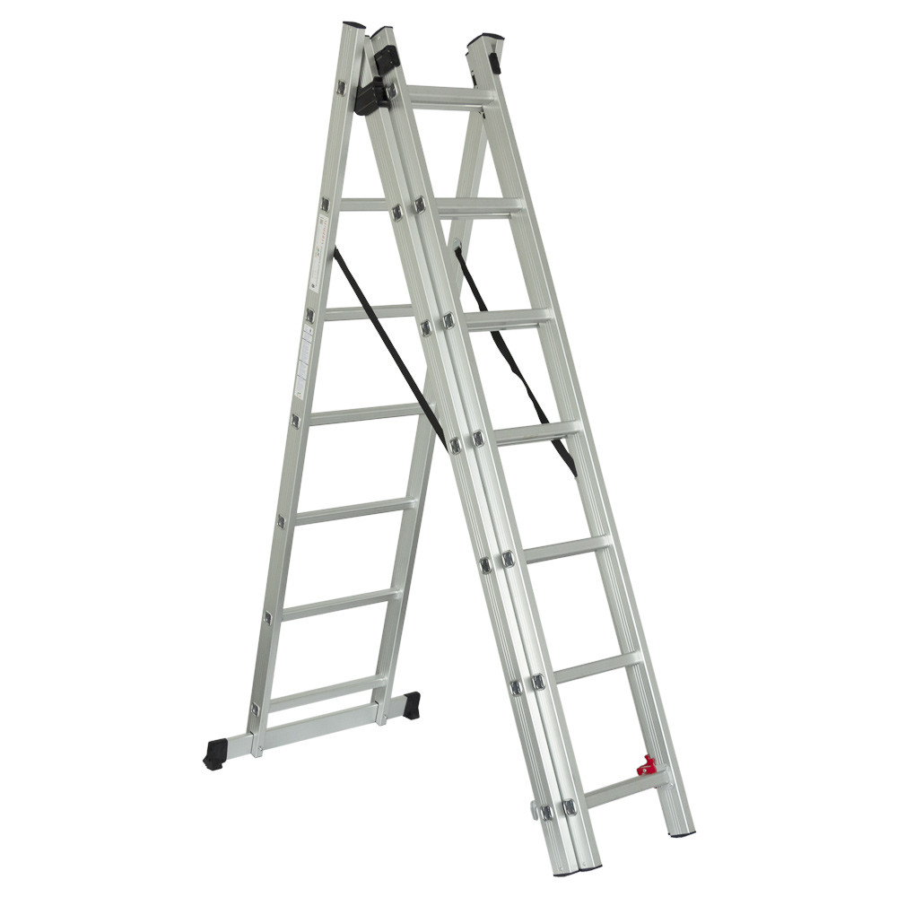 Sigma Лестница раскладывающаяся универсальная 7 ступеней 4.25м SIGMA (5032314) Коломия - фото 7