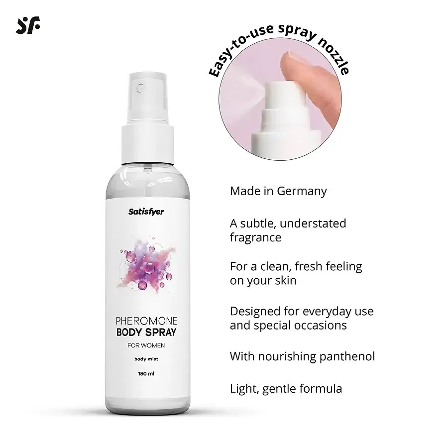 Спрей для тела с феромонами Satisfyer Pheromones Body Spray For Women 150 мл Львов - изображение 3