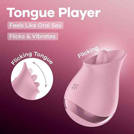 Вибростимулятор для клитора Satisfyer Tongue Player с язычком Sex Aura Киев