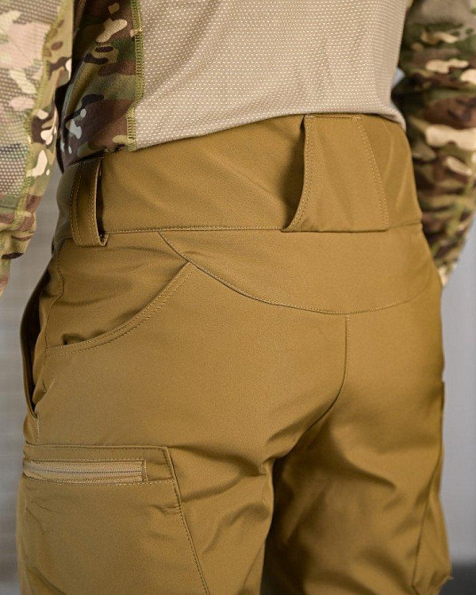 Тактические штаны софтшел DRAFT  высокая талия кайот  ВТ76566 Одесса - изображение 5