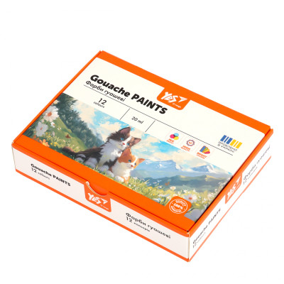 Гуашевые краски Yes Orange Line 12 кольорів по 20 мл (230432) Винница - изображение 1