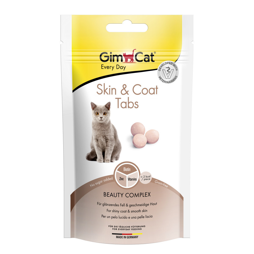 Таблетки GimCat Every Day Skin&Coat для кошек, 40 г Винница - изображение 1