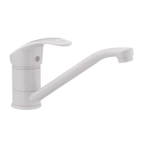 Кухонный смеситель Haiba Mars 004 белый HB0247 Харьков