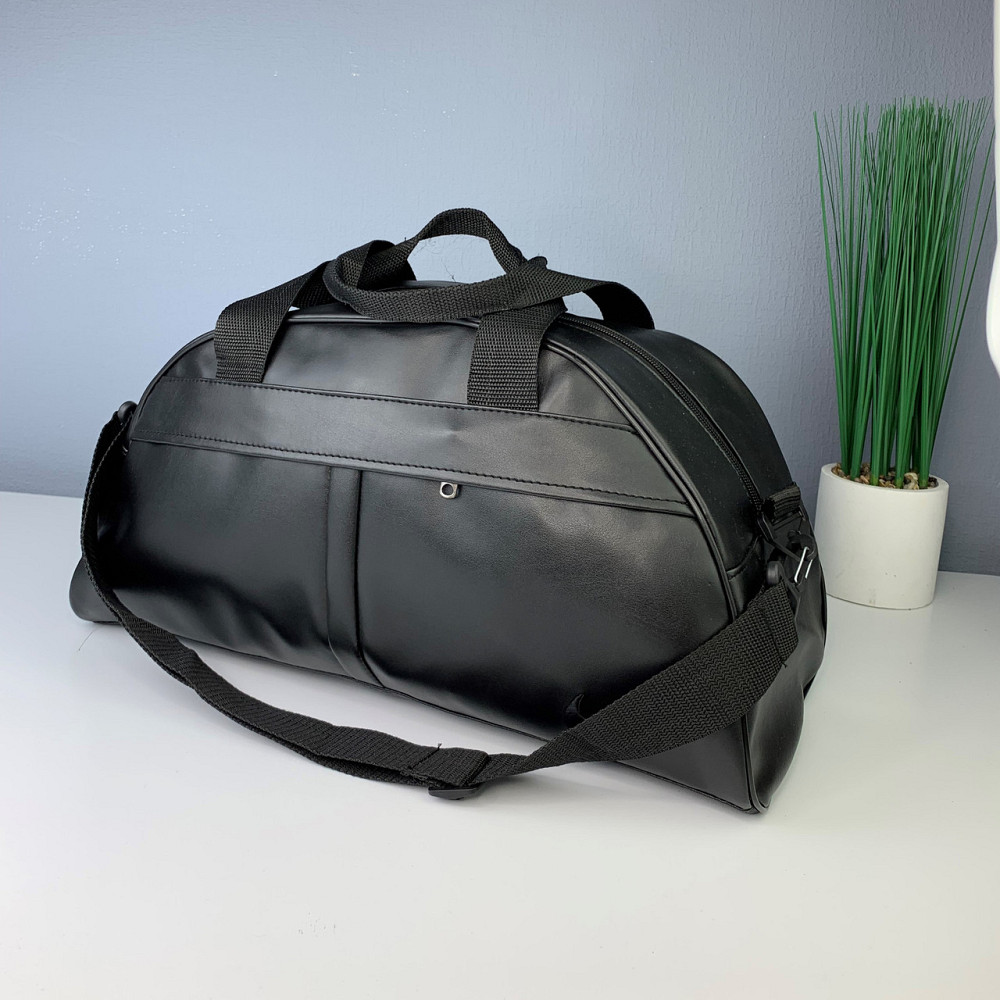 Спортивна дорожня сумка Nike для тренувань і фітнесу з плечовим ременем, чорнаMasterSem Київ - фото 5