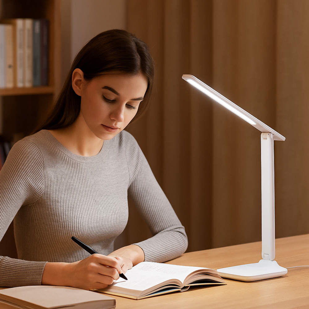 Складна настільна лампа з акумулятором,3000 мАг,23 Вт,BL-1949 SBR Київ - фото 2