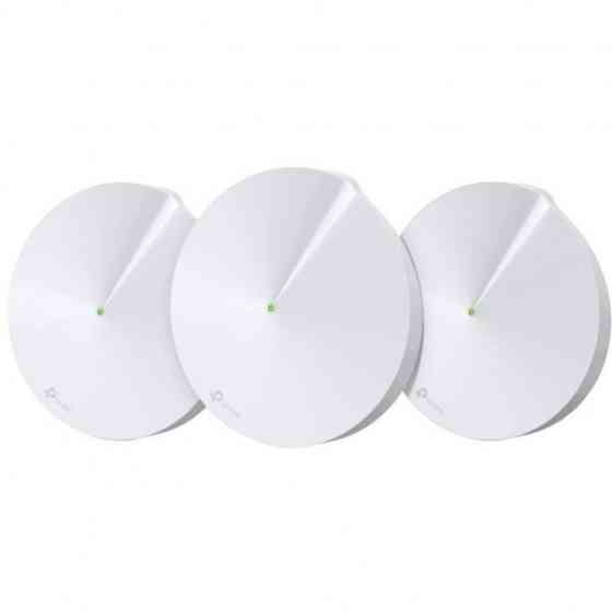 Система WiFi TP-LINK Deco M5 3 pcs, AC1300, 1xGE LAN, 1xGE WAN, MESH, MU-MIMO, Beamforming (DECO-M5-3-PACK) Київ