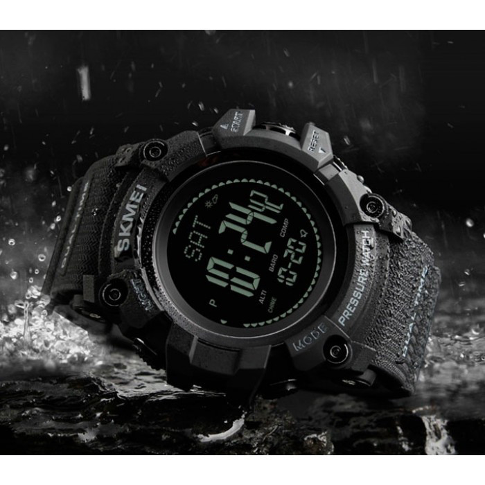 Розумний Годинник Skmei Processor з Шагомером і Барометром Чорний Вінниця - фото 5