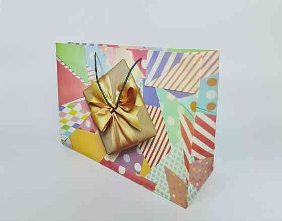 Бумажный пакет горизонтальный гигант 46*33*15 (артGG-077) (12 шт) Харьков