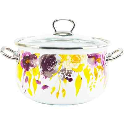 Кастрюля Gusto Акварель Premium 16 см 2,1 л GT-T-216-W (96322) Винница