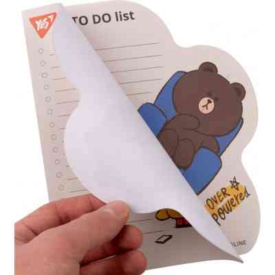 Бумага для заметок Yes To Do Line Friends boy планшет с магнитом, блок 52 листа (170325) Винница