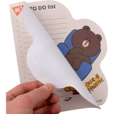 Папір для нотаток Yes To Do Line Friends boy планшет з магнітом, блок 52 аркуша (170325) Вінниця - фото 3