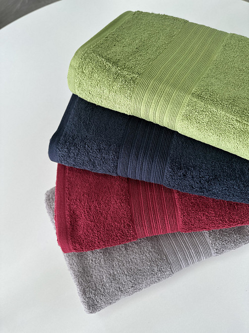 Полотенце банное Ideal Textile однотонное 500 г/м2 70х140 см (56860394) Черновцы - изображение 7