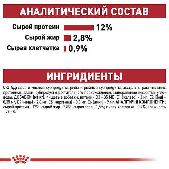 Royal Canin Instinctive Gravy (Роял Канін Інстинктив граві) вологий корм для дорослих кішок від 12 місяців 0.085 кг. х 12 шт. Запоріжжя