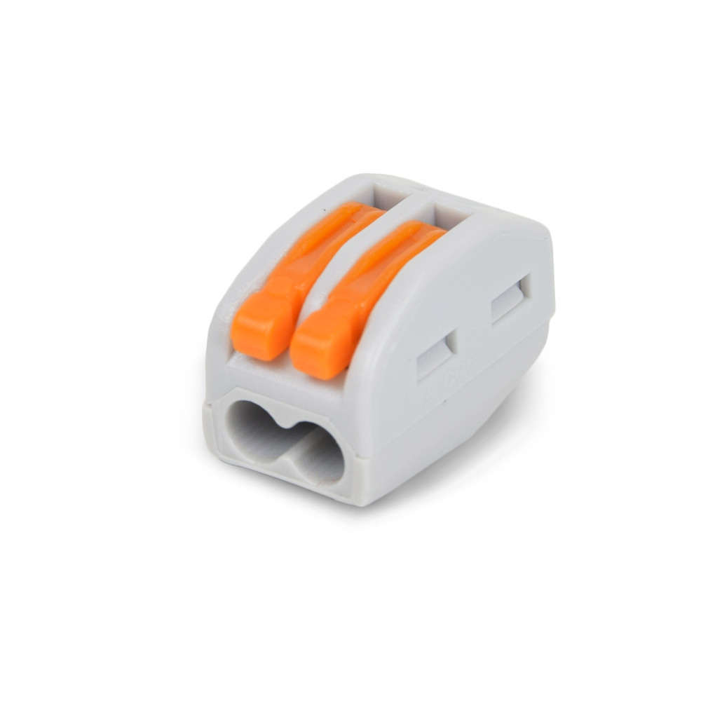 Клема швидкого монтажу з важелями на 2 дроти 222-412 Київ - фото 1