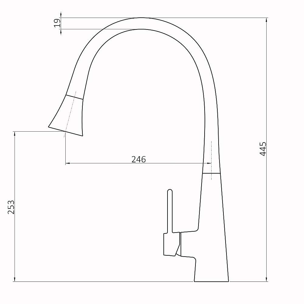 Змішувач для кухні Globus Lux LAZER Pro GLPR-203SM-WM Тернополь - изображение 8