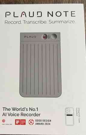 Цифровой диктофон PLAUD Note ChatGPT Empowered AI Voice Recorder Black. Харьков