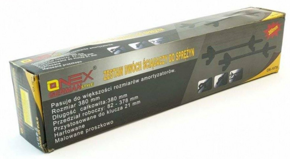 OX-1079 Професійні Стяжки Для Пружин Автомобіля 370 мм, 2 шт, трапецієвидна різьба, універсальні Одеса - фото 6