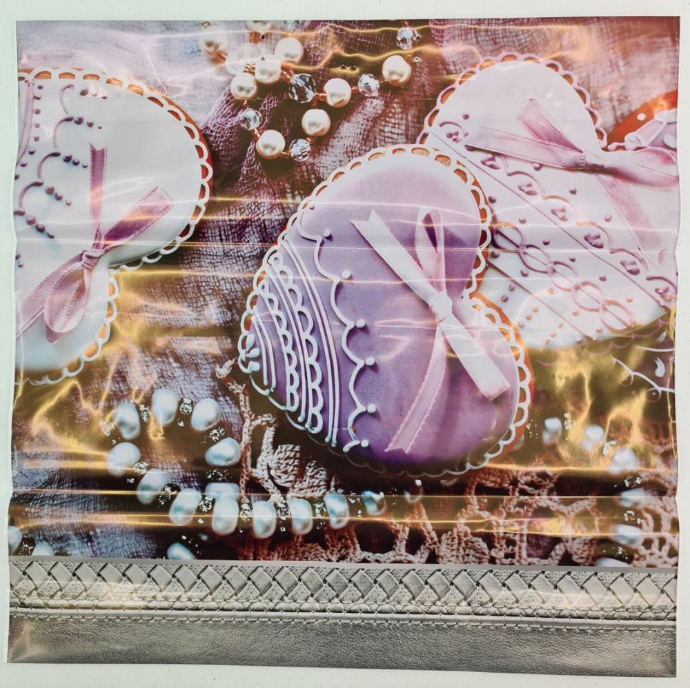 Полиэтиленовый пакет (40х40) с пластиковой ручкой  