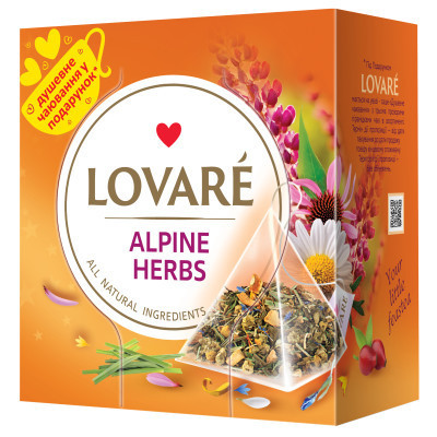 Чай Lovare "Alpine herbs" 15х2 г (lv.76371) Винница - изображение 1