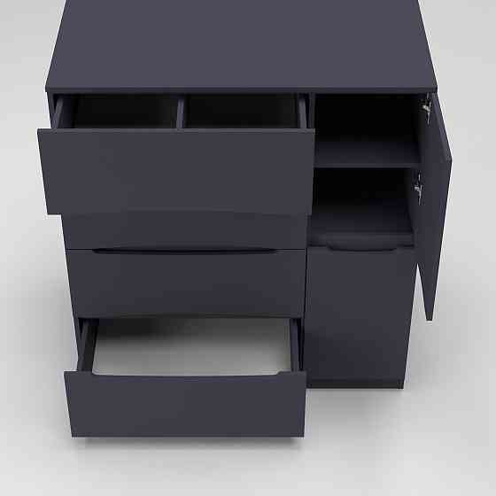 Комод Дельта №2, Антрацит, 1090/610/1200 Львів