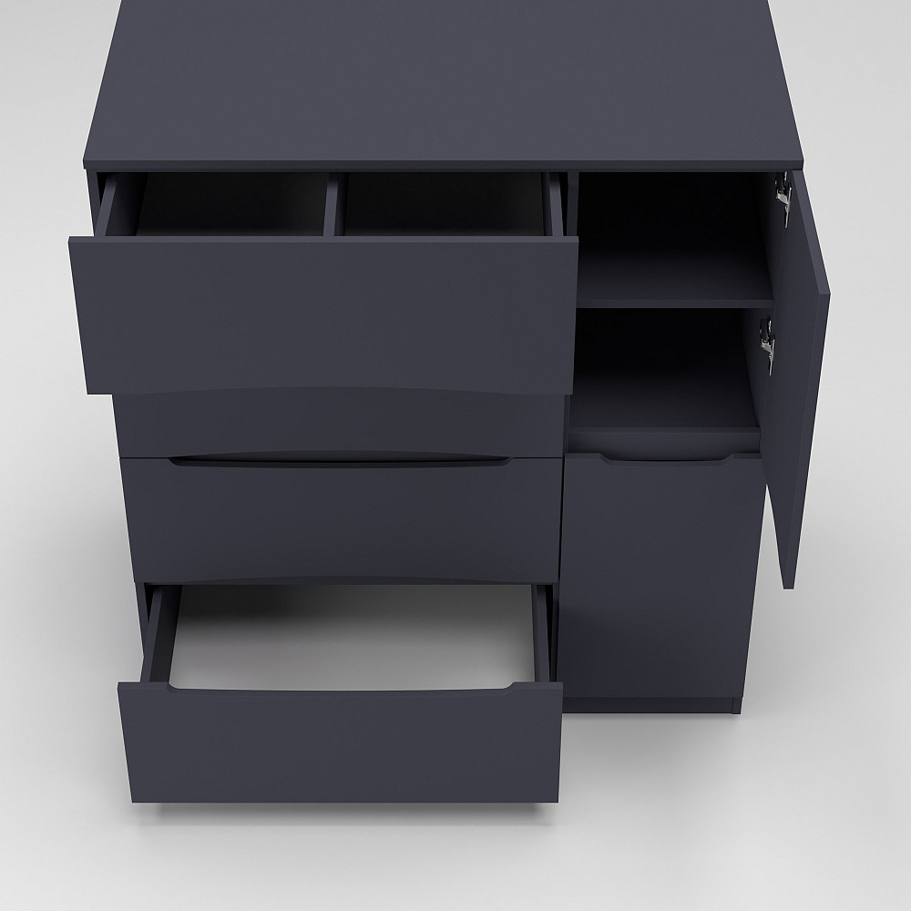 Комод Дельта №2, Антрацит, 1090/610/1200 Львів - фото 3