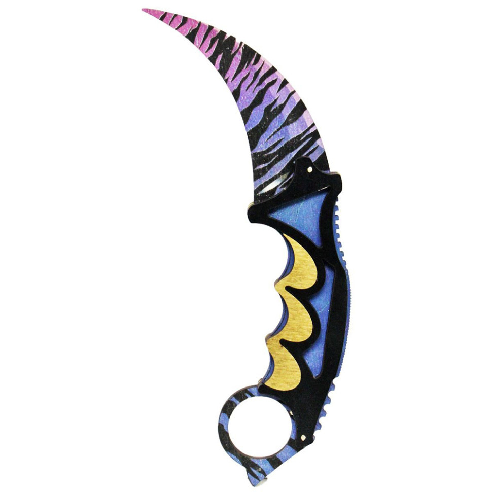 Ніж дерев'яний сувенірний "SO-2 КЕРАМБІТ YEAR of The TIGER, РІК ТИГРУ" SO2CARYT Вінниця - фото 1