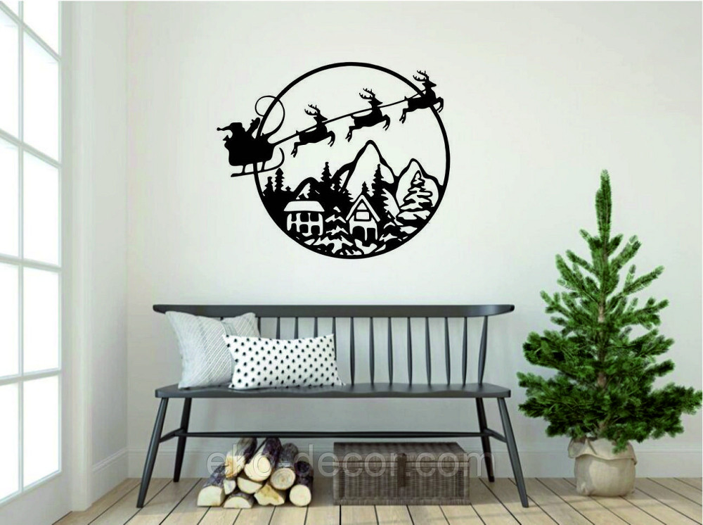 Декоративне настінне Панно «Новий рік», Декор на стену Київ - фото 6