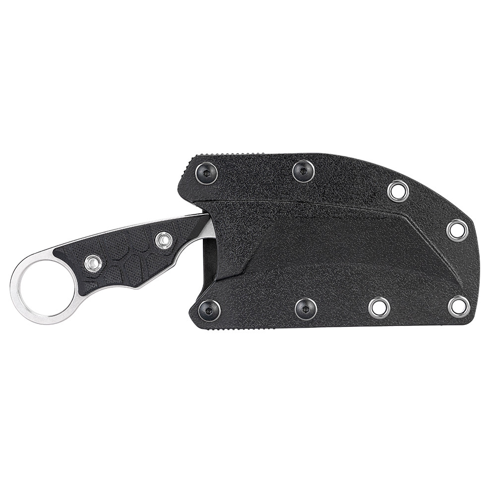 Ніж фіксований туристичний Ruike FS68, (8.6 см) 14C28N / G10 чорний Київ - фото 3