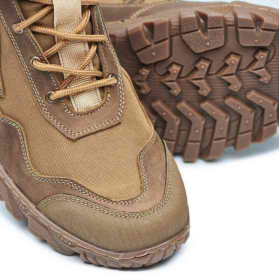 Черевики тактичні шкіряні з кордурою. Прошиті, міцні. ЗСУ 42 (28) Харків