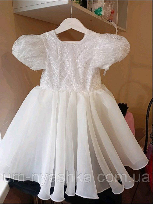 Платье Белое нарядное с блестками для девочки Кривой Рог - изображение 5