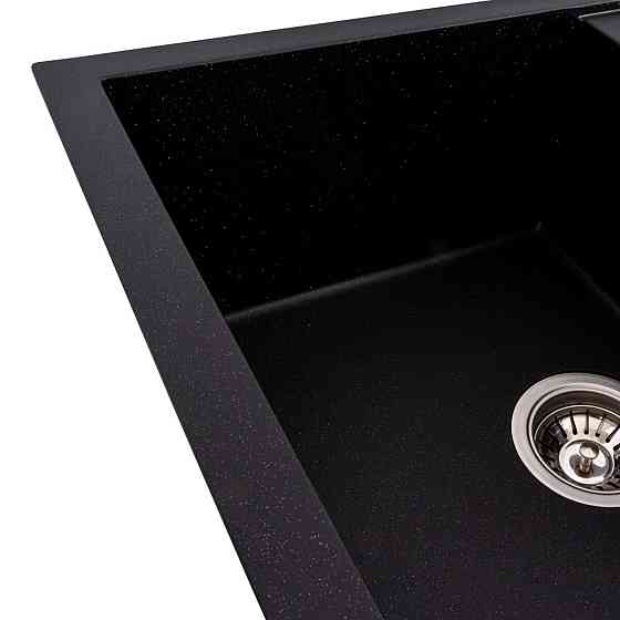 VALESO Гранітна мийка VALESO CRIPTA 6550 матова Чорний металік Киев