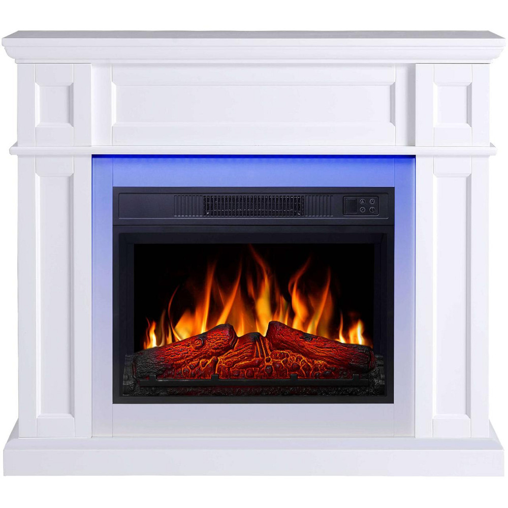 Каминокомплект ArtiFlame Linz AF23S белый с LED подсветкой, обогревом и звуком горения огня Львов - изображение 2