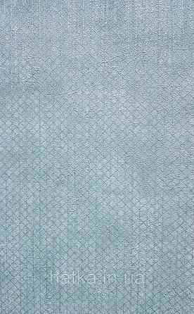 Обои виниловые на флизелине AS creation The Bos 0.53х10 геометрия полоски квадраты серебристые на салатовом Киев