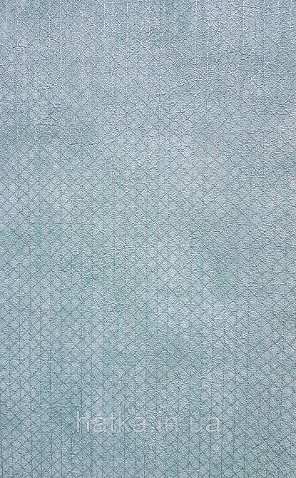 Шпалери вінілові на флізеліні AS creation The Bos 0.53х10 геометрія смужки квадрати сріблясті на салатовому Київ - фото 3