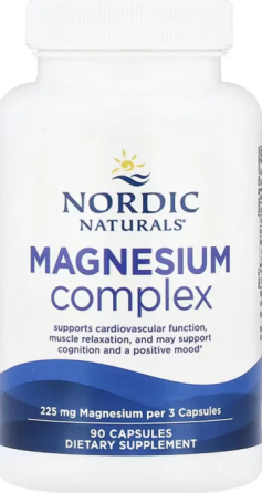 Магній хелат бісгліцинат, лізинат магнію Nordic Naturals Magnesium Complex 90 капс Київ