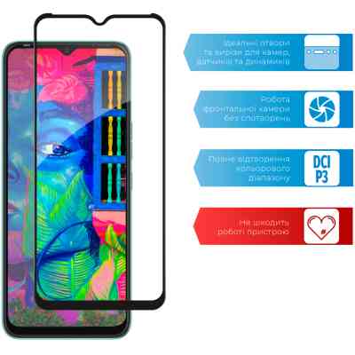 Стекло защитное ACCLAB Full Glue Tecno Spark 8 (1283126533075) Винница