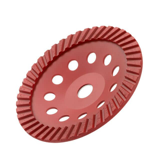 Фреза шліфувальна торцева алмазна Turbo, 180×22,2 мм, 20-22%, 6900 об/хв INTERTOOL CT-6280 Київ - фото 2