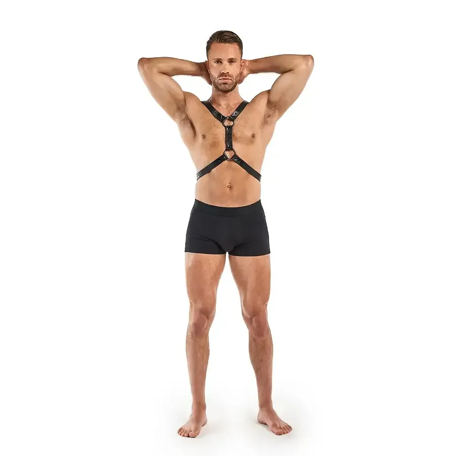 Портупея Bedroom Fantasies Max Chest Centerpiece - Black Львів - фото 4