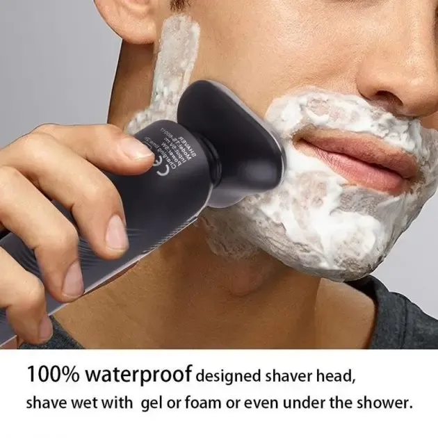 Бритва Электрическая на 3 плавающие головки DSP 60017 Роторная Электробритва мужская для влажного и сухого бритья Коломия - фото 5