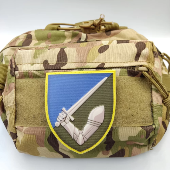 Патч / шеврон рука з мечем 117-та ОМБр Запоріжжя